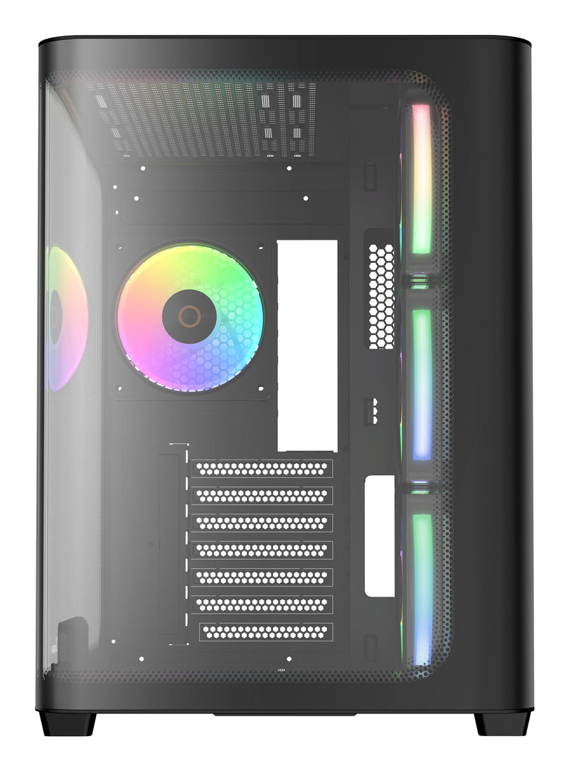 Ocypus PC Case Iota C70 Curve ARGB Digital Black 270°-PANORAMAGLAS) IOTA-C70-BKD400CD-GL