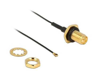 Delock 0.2M, Rp-sma/Mhf Iv Cable Coaxial 0,2M Mhf Iv / Hsc MXHP32 — image 1