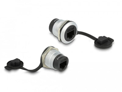 Delock RJ45 CAT.6A Connector Female Recessed With Cover Antipolvo — image 1
