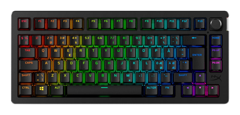 Hyperx Alloy Rise 75 Wireless Keyboard Set RF Wireless + Bluetooth Black