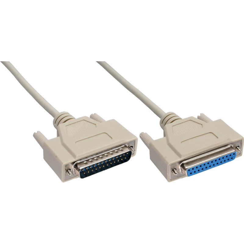 Inline Cable Extensión Serie 25 Pines Male a Female Moldeado Asignado Directo 30M