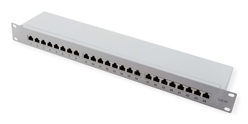 KAT.6A Class Ea 19 Patchpanel 24 P Apantallado Grey