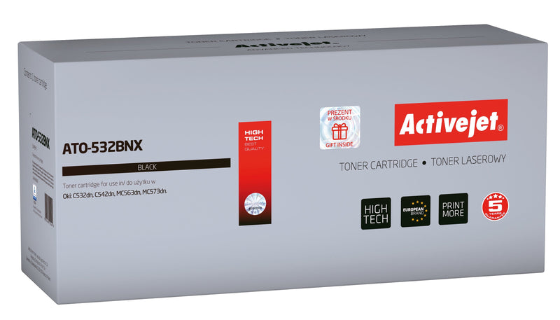 Activejet Toner ATO-532BNX (reemplazo Oki 46490608 - Supreme - 7.000 Páginas - Black