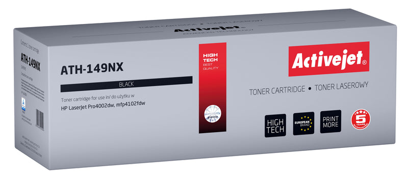 Activejet Toner ATH-149NX (sustitución HP 149X W1490X Supreme 9500 Páginas Black