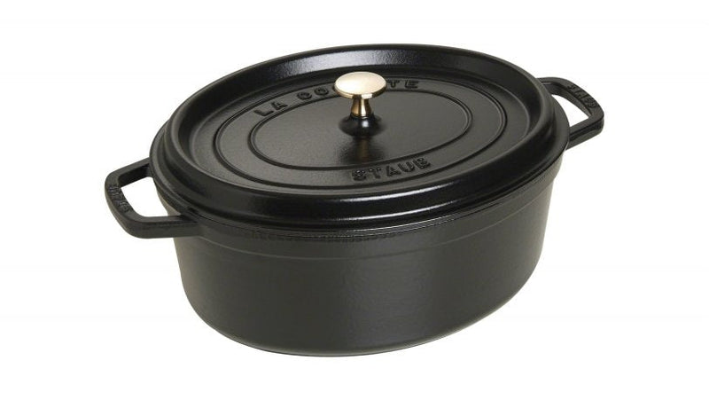 Staub Pot Ovalada Hierro Fundido 4 L Black