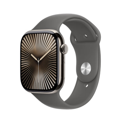 Apple Watch Series 10 OLED 46MM Digital 416 X 496 Pixels Screen Touchscreen 4G Titanio Wi-Fi GPS (satélite) — image 1