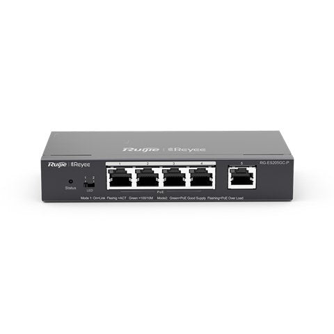 Reyee Switch Ruijie RG-ES205GC-P Gigalan 5P Cloud PoE