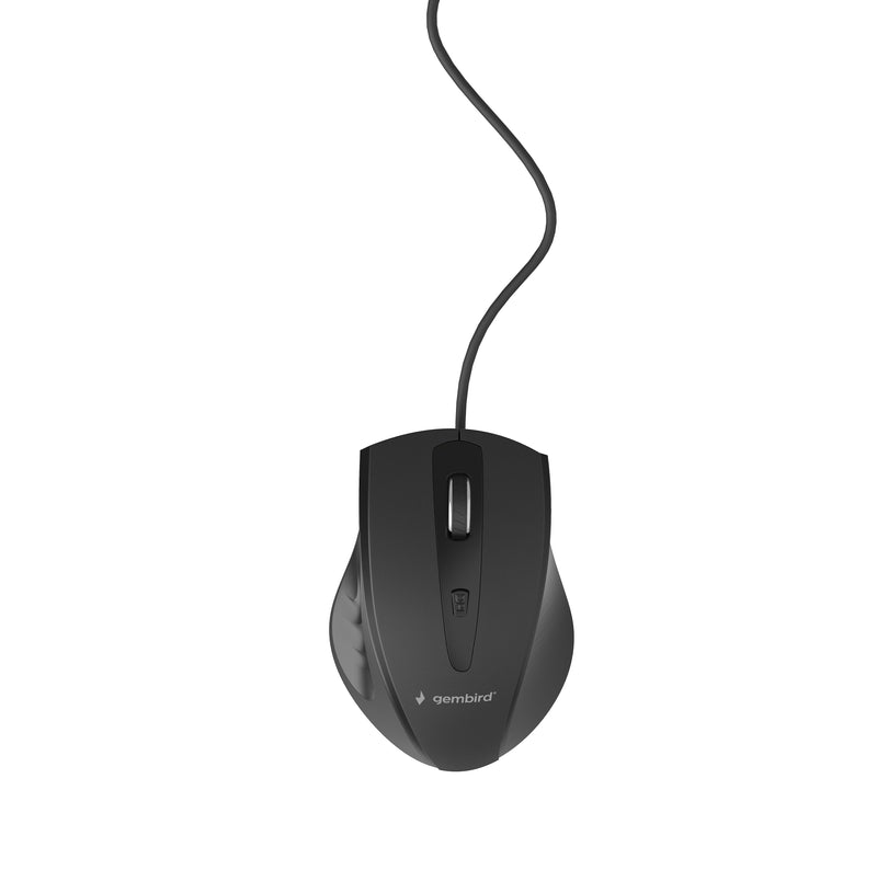 Gembird MUS-4B-02 Mouse USB Óptico 1200 DPI Mano Derecha