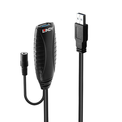 Lindy 43156 USB Cable 10M USB 3.2 Gen 1 (3.1 Gen 1) USB a Black — image 1