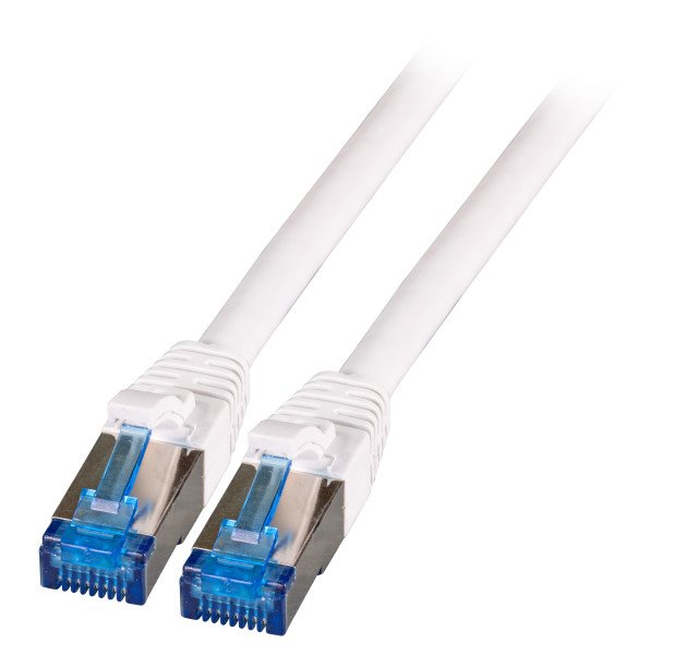 Efb RJ45 Network Cable S FTP CAT.6A Superflex Lszh White Laenge 30M 10GBIT 500MHZ 100 Prozent Kupfer With CAT.