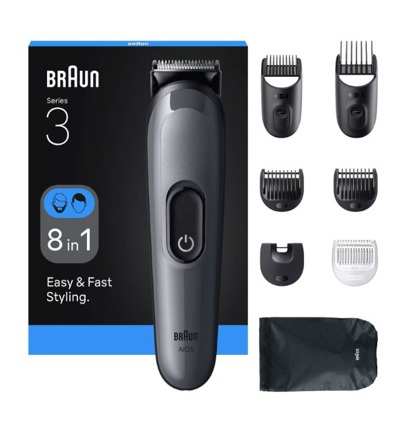 Braun Trimmer Barba And Hair AIO3540 8 1