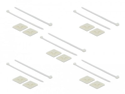 Delock Base Assembly 40X40 Mm With Brida Cables L 250 X a 7,2MM White — image 1