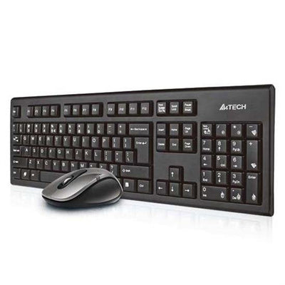 Keyboard English A4TECH 7100N RF Wireless QWERTY Black — image 1