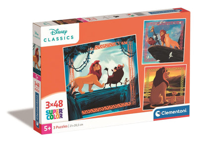 Puzzle Rey Leon Disney 3X48PZS — image 1