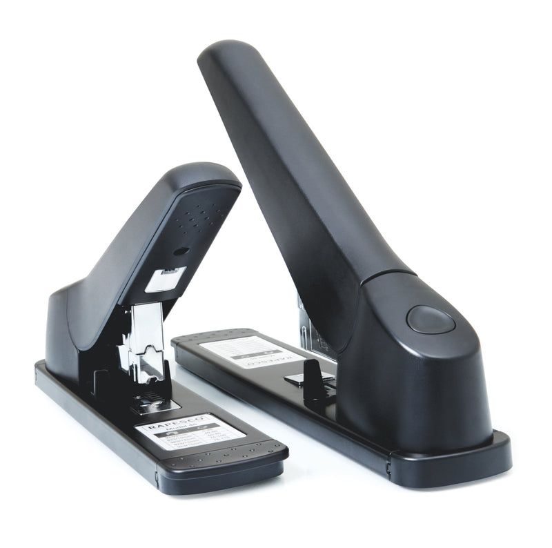 Rapesco 1062 AV-55 Stapler Gruesos - Capacity 210 Hojas - Grapado Cerrado - Charging Rear - Black