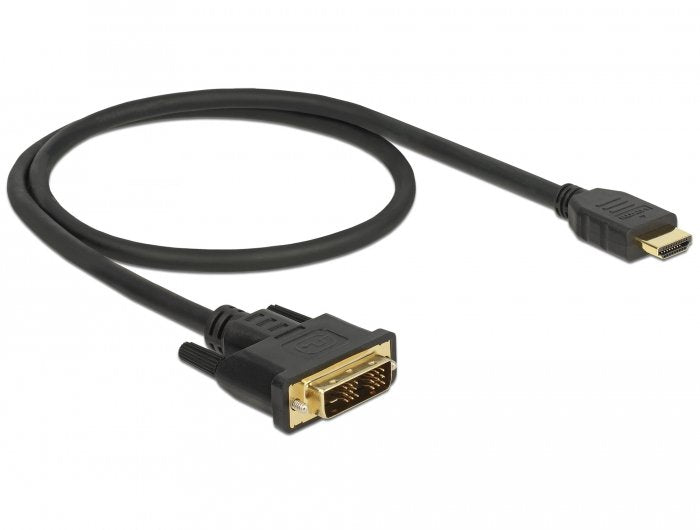 Delock 85581 HDMI Cable - DVI-d 0.50M Black