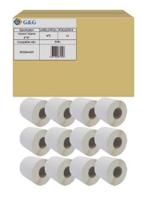 G&g Labels Compatibles With Zebra 800294-605 (12 Rolls a 475 Labels Total Labels 5.700 / 102X152 Mm — image 1