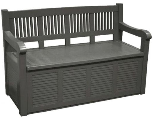 Bench Garden With Drawer Almacenaje 280L Colour Grey Oscuro 130X60X85CM Model Salzburg
