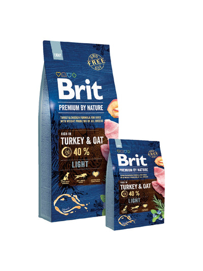 Brit Premium By Nature Ligh Universal Apple, Chicken, Corn, Turkey 15KG — image 1