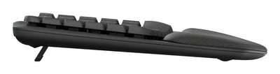 Logitech Keyboard Spanish Ergo Series Wave Keys For Business Black — image 1