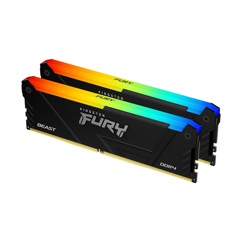 Kingston Memory DDR4 Technology Fury Beast RGB 32GB 2 X 16GB 3600MHZ