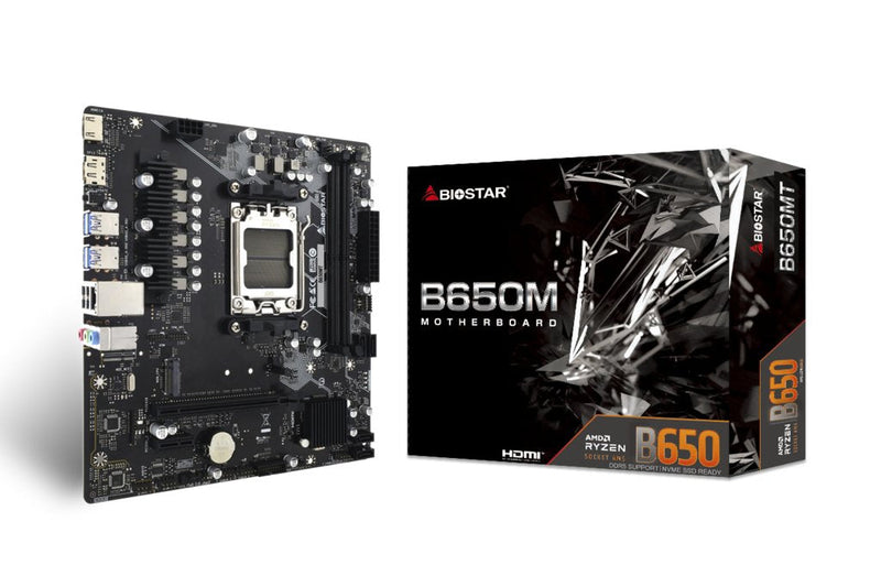 Biostar Motherboard B650MT B650,AM5,MATX, DDR5