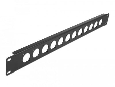 Delock 19? D-typ Patchpanel 12 Port Black — image 1