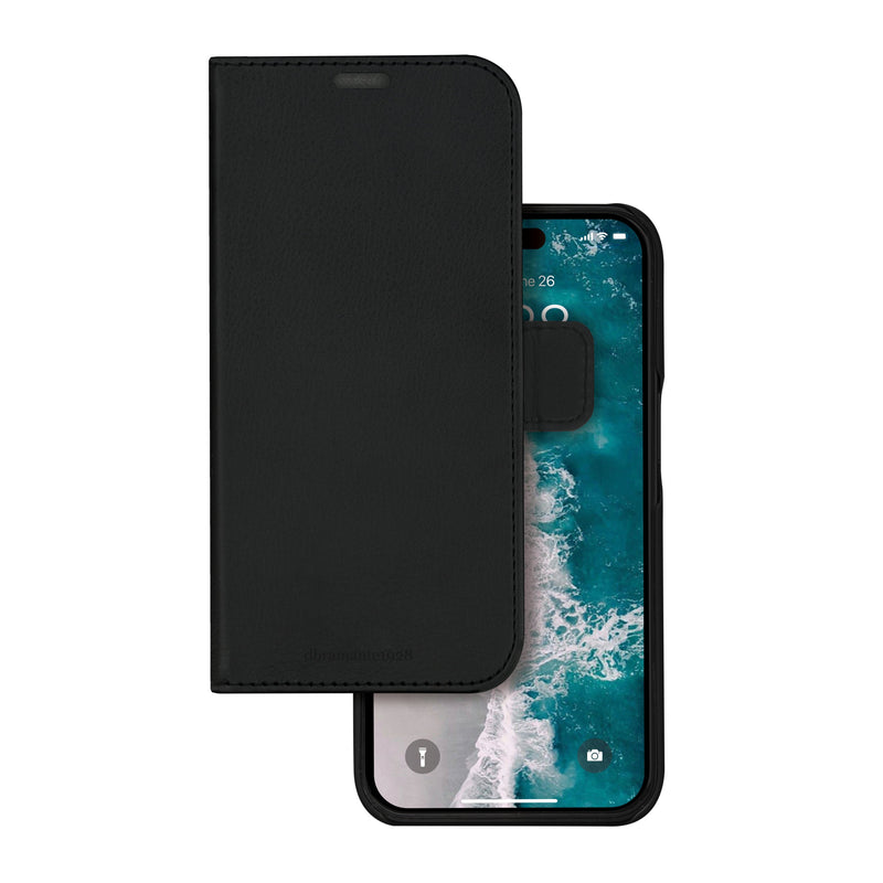 DBRAMANTE1928 Stockholm Case With Cover Phone Mobile Phone Poliuretano (pu) Plastic Black Apple Iphone 13 14 1