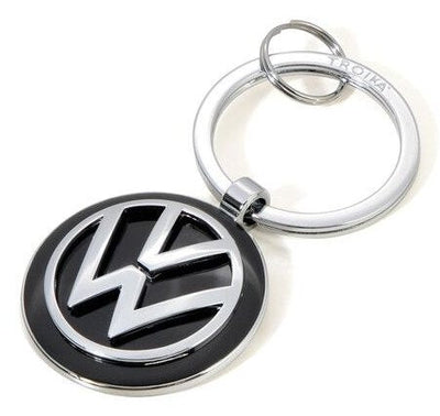 Troika Keyring Anilla Vw Volkswagen Keyring Black Silver — image 1