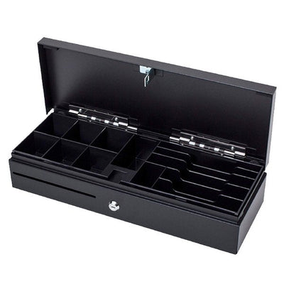 Drawer Cash Drawer Black 460 * 170MM, Opening Vertical Connection RJ12 Printer Ticket + Microswitch) — image 1