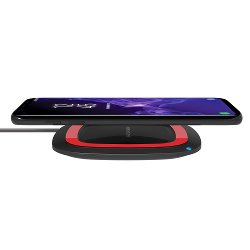 Realpower FREECHARGER-10 Black/Red Estación Charging Wireless Qi