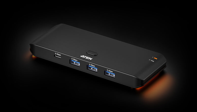 Aten Switch Periféricos USB 3.2 2 X 4 Ports US5324 Type Host: a + C Essentials