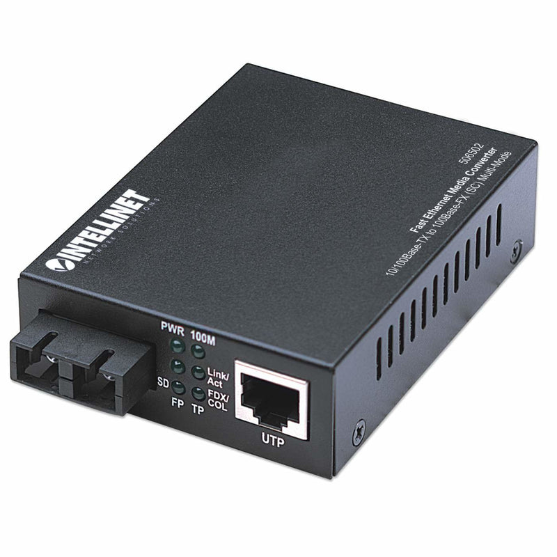 Intellinet Convertidor Medios 10/100BASE-TX To 100BASE-FX Sc Multi-mode 2 Km