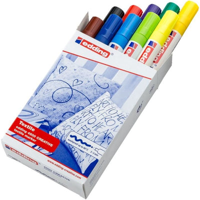 Edding 4500 Pack 10 Markers Permanentes Textil - Punta Redonda - Trazo 2-3MM - Olor Neutro - Secado Fast — image 1