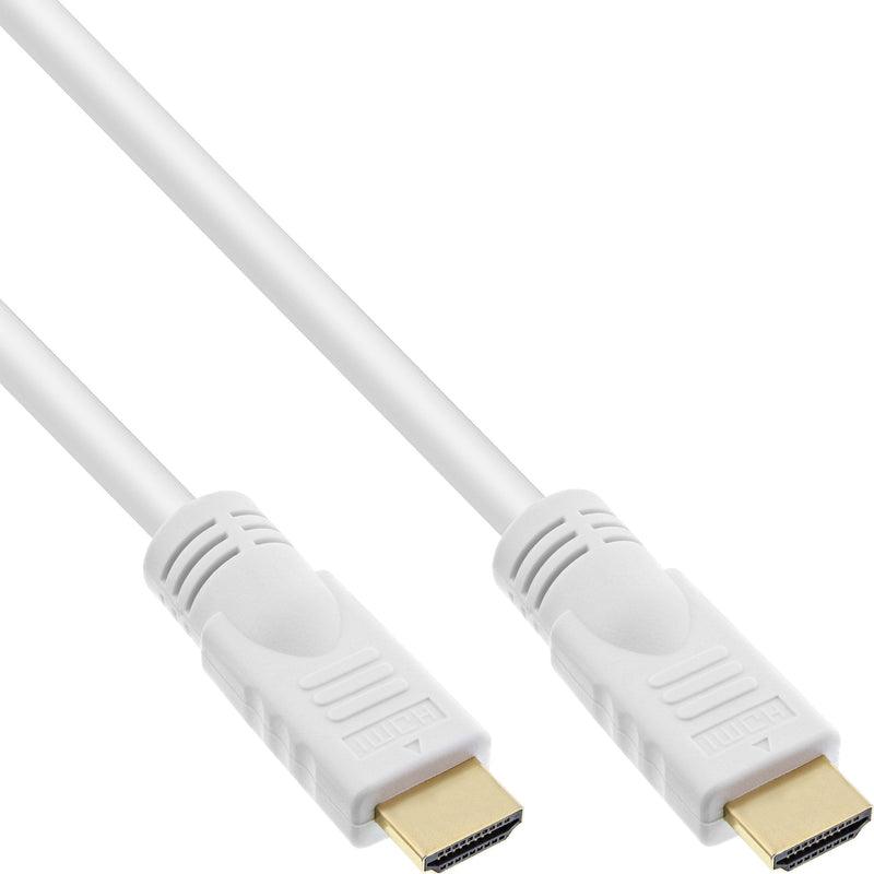 Inline HDMI Cable With Ethernet Male a Male White 7,5M