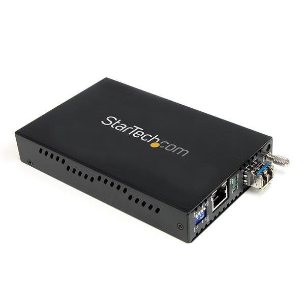 StarTech.com Converter Medios Gigabit Ethernet a Fibre Optic Monomodo Lc - 1x RJ45 Female - 40KM 2 Years