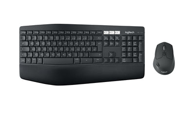 Logitech MK850 Keyboard RF Wireless + Bluetooth Qwertz Suizo Black — image 1