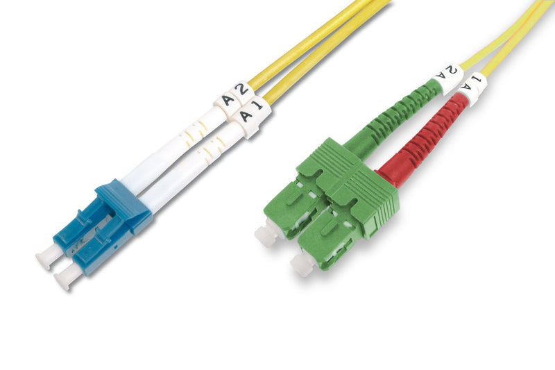Digitus Cable Lwl Duplex Sc To Lc OS2 2M Yellow, Lszh