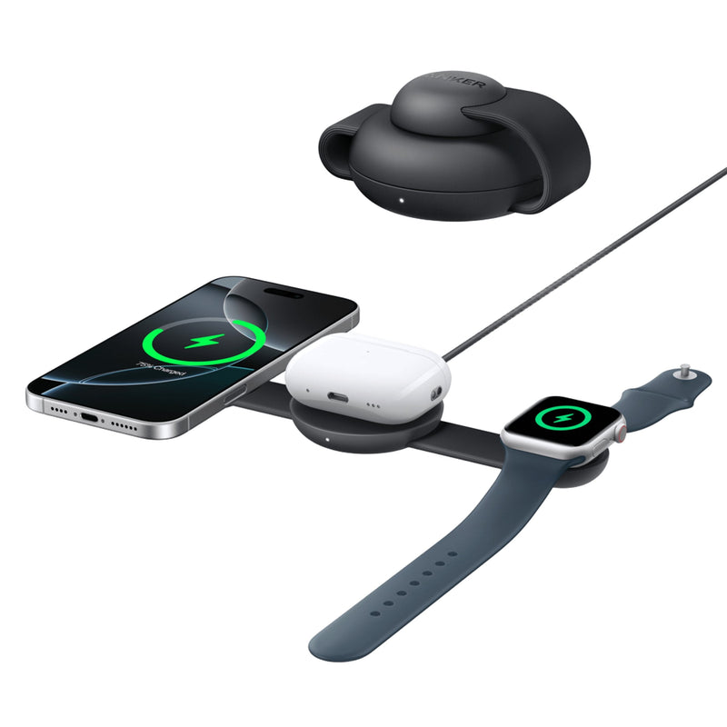 Anker Charger Maggo Estación Charging Wireless Pad Foldable 3 1)