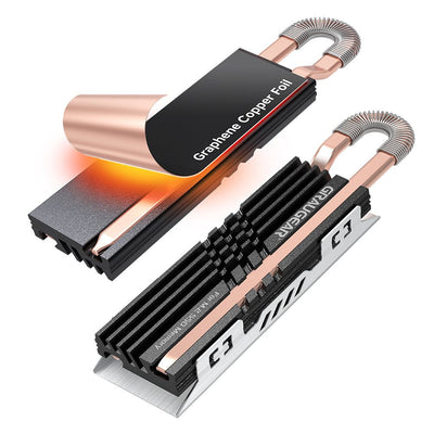 Graugear Disipador Calor Heatpipe SSD M.2 NVMe 2280 Graphene-copper — image 1