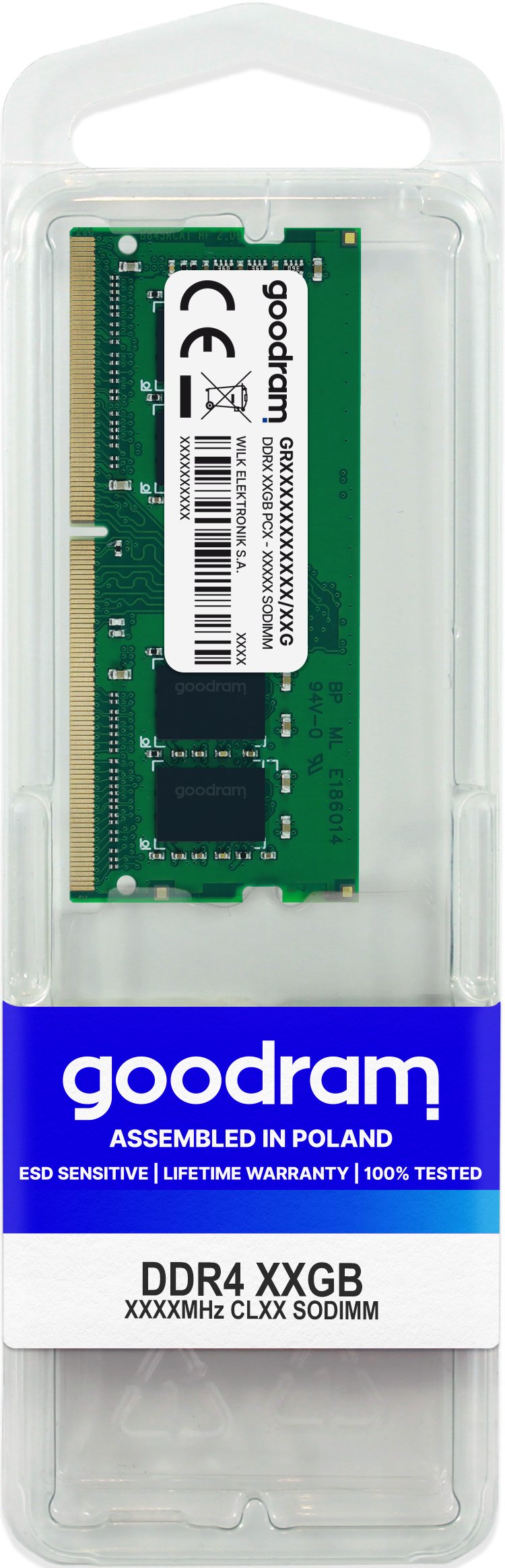 Goodram RAM DDR4 16GB 3200MHZ CL22 SODIMM