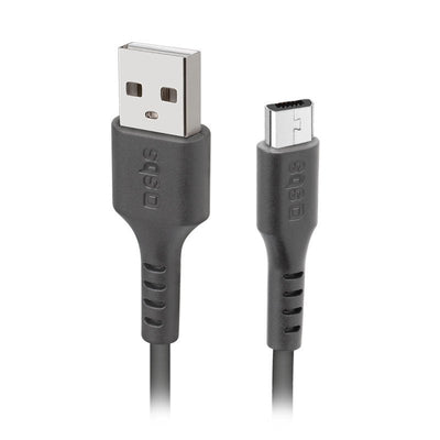 Sbs TECABLEMICRO2K USB Cable 2M USB 2.0 USB a Micro-usb B Black — image 1