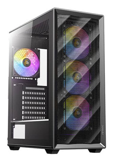 Antec Box Semitorre ATX AX85 A-rgb Black ATX/ 2X 3.5'' / 2.5'' / 4 ARGB Fans Incluidos/ 2x USB 3.0