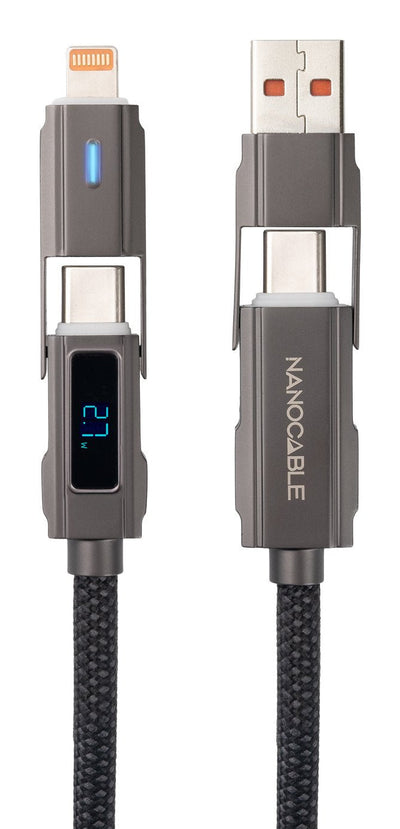 USB Cable -c+usb-a/M-lightning+usb-c/M Display 1M — image 1