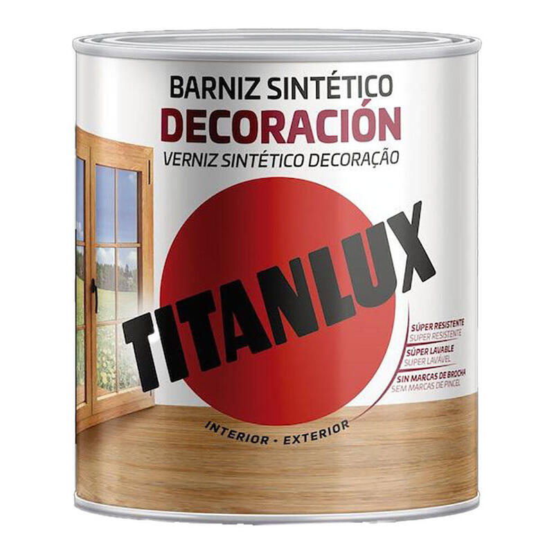 Titanlux Barniz Sintético Decoración Glossy Palisandro 250ML M10100614