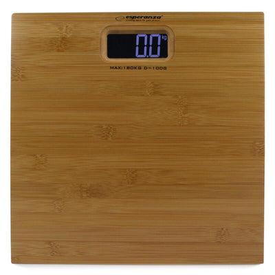 Esperanza Scale Bathroom Bamboo EBS012 Colour Brown — image 1