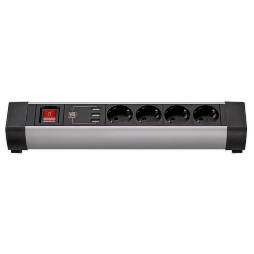 Base Múltiple With Fijación 4 Sockets + 3 USB — image 1