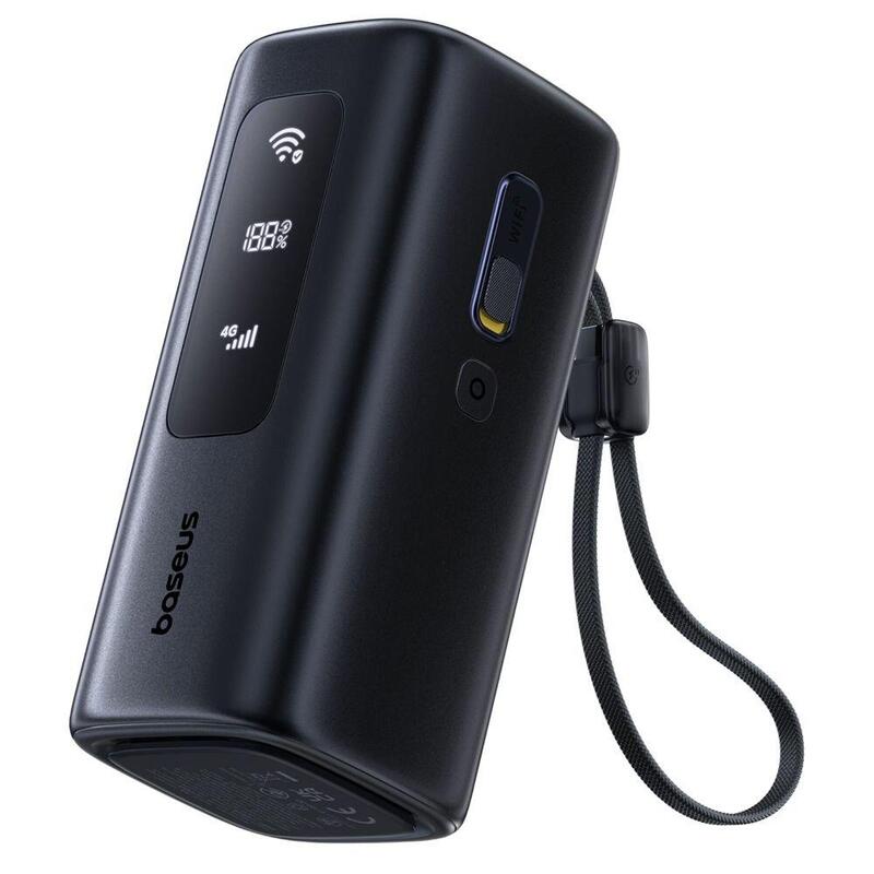 Baseus Energeek GX11 Mifi Power Bank 20000MAH 67W Cosmic Black