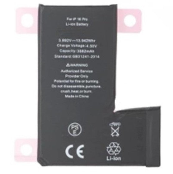 Battery Iphone 16 Pro Spare Part Internal Li-ion With Flex
