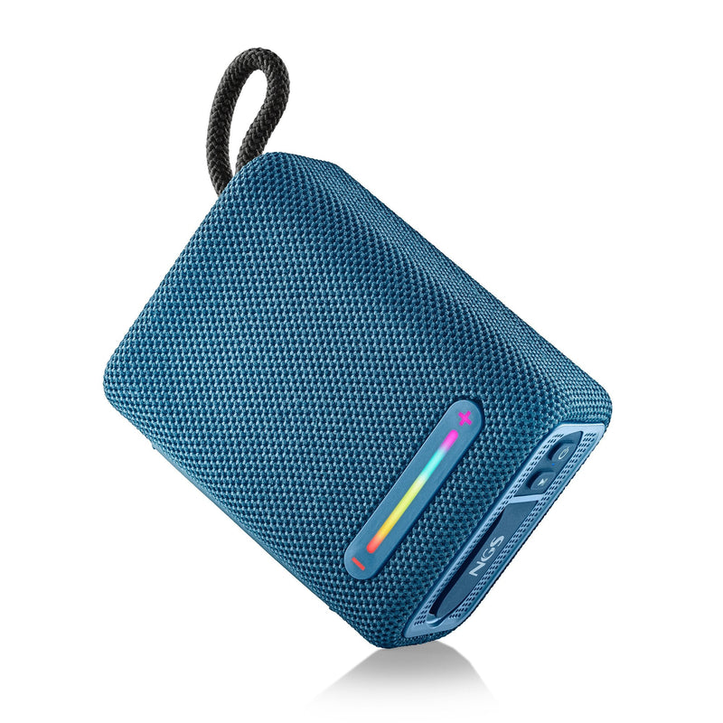 Ngs Speaker Port Bt Luces RGB IPX6 Colour Blue 15W